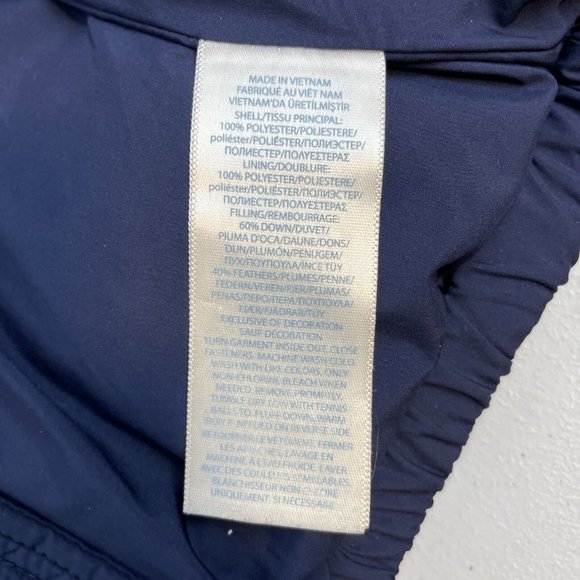 Ralph Lauren‎ Puffer Jacket Boys Size 12M Yellow Blue Vintage - Picture 9 of 13